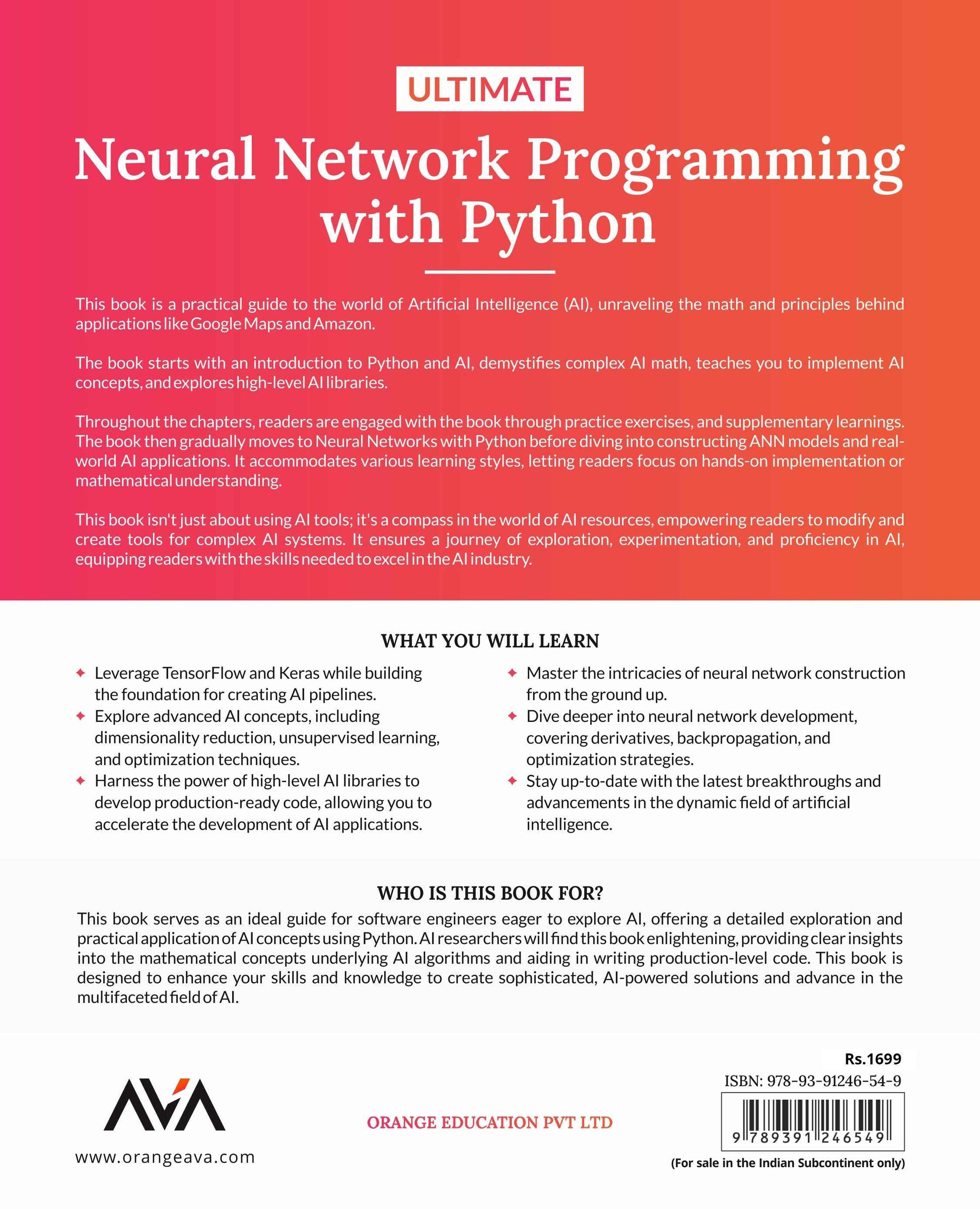Ultimate Neural Network Programming with Python