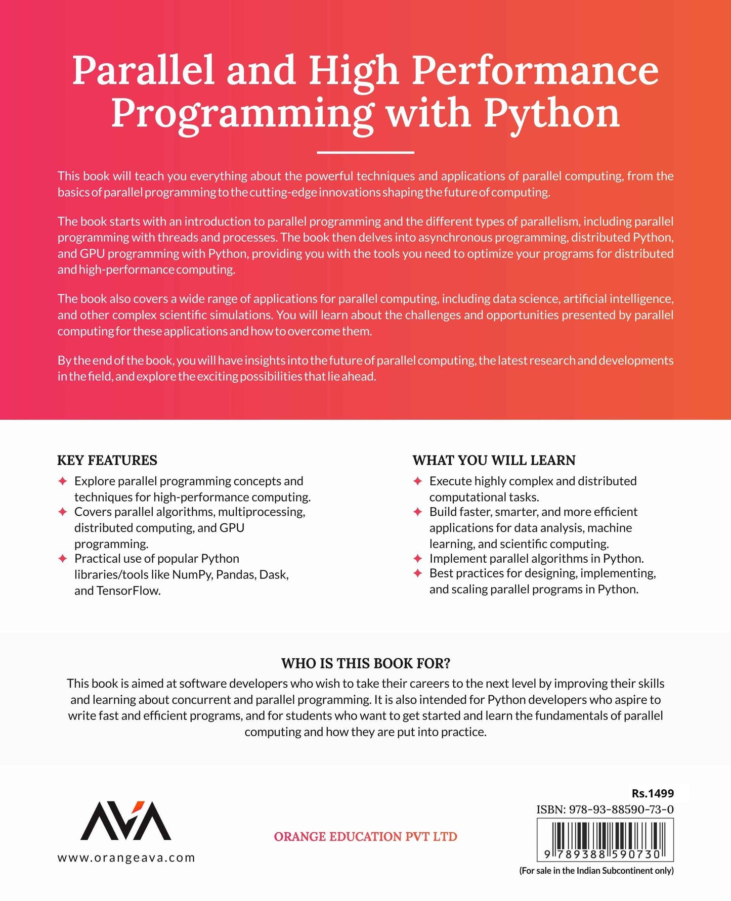 Parallel and High Performance Programming with Python