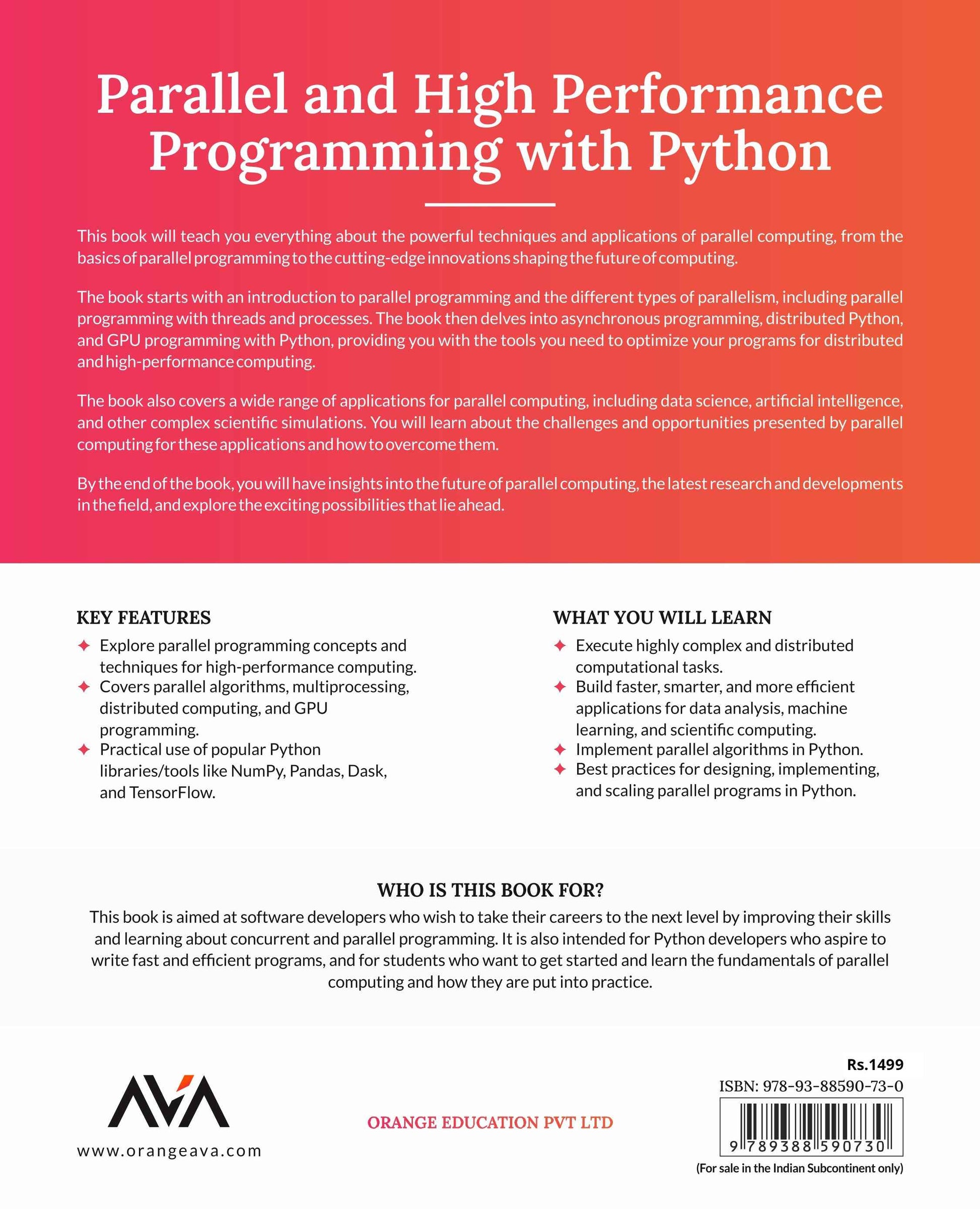 Parallel and High Performance Programming with Python