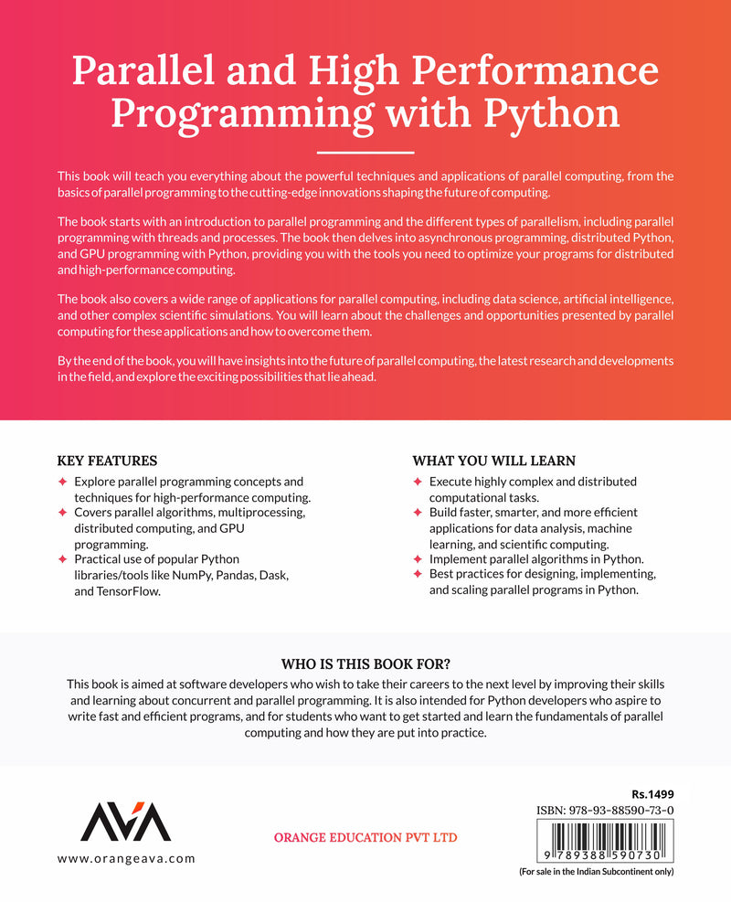 Parallel and High Performance Programming with Python